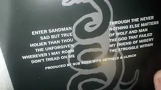 Metallica - The Black Album (Remastered) CD Unboxing