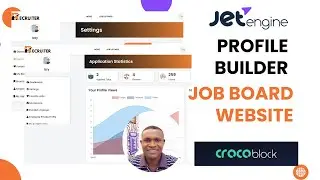 Job Seeker Profile and Account Portal - Job Board Website - JetEngine | Profile Builder Part 6 Cht 1