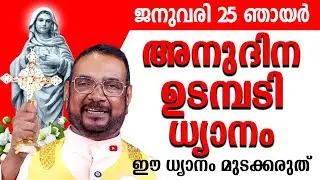 ഉടമ്പടി ധ്യാനം ജനുവരി 25 ഞായർ 2026 #prayer #kreupasanam #frjosephvaliyaveetil #kreupasanamlive