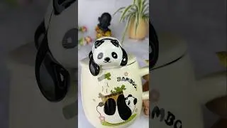 Meesho Coffee Mug | Panda Mug ☕️🌸🫶 #ytshorts  #shorts #meesho #meeshofinds #unboxing #coffee