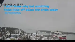 A timelapse of glory and gabriella docking