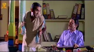 Brahmanandam and A V S Super Comedy Scenes | Dharma Chakram Movie | Funtastic Comedy