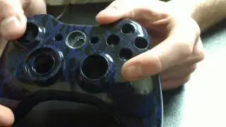 Controller Custom General Design #3-#4: Black Cobalt Mamba , Yellow Desert Rattlesnake