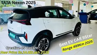 Tata Nexon EV Fearless 45 2025 | Nexon EV Top Model Features & Price | Tata Nexon