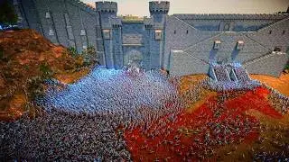 JEDI KNIGHTS, VADERS & QUEENS vs LOTR CITADEL GUARDS | Ultimate Epic Battle Simulator 2 | UEBS 2
