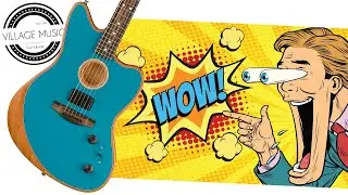 Introducing the Fender American Acoustasonic Jazzmaster - Ocean Turquois