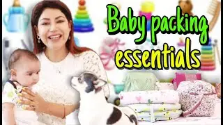 Basic essentials I packed while travelling with an infant | HINDI | WITH ENGLISH SUBTITLES |