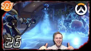 FIVE PERSON FREEZE | Overwatch Gameplay w/ Skabbard Funny Moments