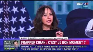 Extrait de l&rsquo;intervention de Mahnaz Shirali sur LCI le 23-01-2026