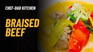 How Vietnamese braised beef with mustard green soup (full recipe)