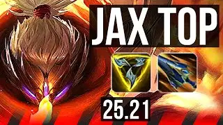 JAX vs DARIUS (TOP) | 8/0/1, Legendary, 800+ games | EUW Master | 25.21