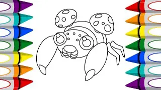 How To Coloring Paras - Coloring Pages | Pokemon