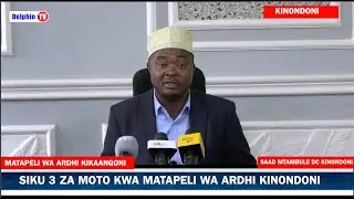 SIKU 3 ZA MOTO KWA MATAPELI WA ARDHI KINONDONI..RC CHALAMILA KUTINGA NAKASANGWE KWA VINARA...