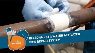 Water Activated pipe wrap for leaks [Belzona 9631]