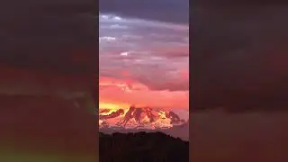 Mount Baker Sunset Timelapse: A Stunning Display of Clouds and Color over Washington