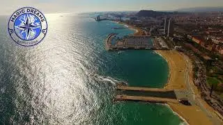 Golfo de Barcelona: Mediterráneo, Playas y Puerto Deportivo.