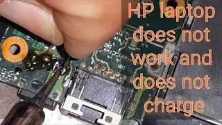 HP 620 Laptop does not start and does not charge repair solution.