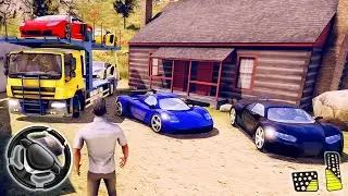 John Truck Car Transport - Offroad Transporter Trucks Driving Game | Android Gameplay
