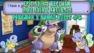 (Epic Reclaim) Live Shiny Squirtle on Pokemon X From Sycamore After Only 308 Soft Resets (BQ#5)