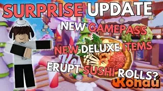 SURPRISE KOHAU UPDATE (New Gamepass, Deluxe Items, etc!) | Kohau Hibachi Roblox