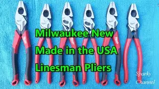 Milwaukee Made in the USA Linesman Pliers, New 6-Pack!