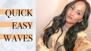 Quick + Easy Beach Waves for Long Hair Tutorial