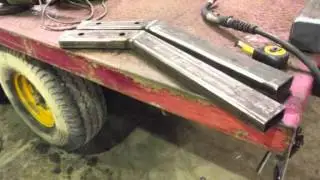 making a new layde for the bale trailer
