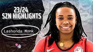 Lashonda Monk Highlights 2023/24 || Switzerland Women SBL ||BC Winterthur
