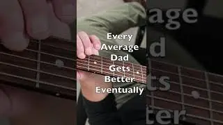 Learning To Play Guitar:The Basics-Tuning The Guitar Every Average Dad #shorts