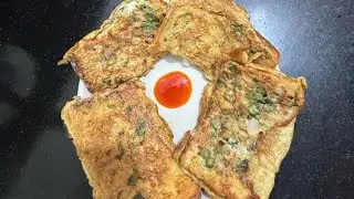 Egg Bread Omelette | tasty breakfast in 10 min | Vlog 51
