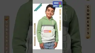 1999❌399/-✅❄️Best quality Cotton Hooded sweater for young boys❄️just for 399 rupees❄️#sweater #gift
