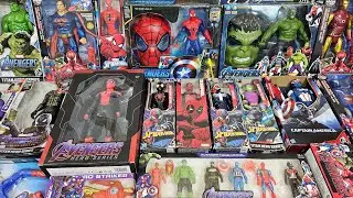 Avengers Superhero Hulk Spiderman Captain America Ironman Superman Venom Batman Toys Unboxing Video