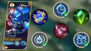 Top Global Cyclops New Best Build And New Emblem Set 2023 !! Cyclops Mobile Legends Bang Bang