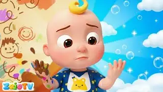 JJ&rsquo;s Hands Are Dirty! | Wash Your Hands Song for Kids | Zojo TV