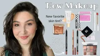 Trying new makeup, Hourglass skin tint review, makeup forever lip liners comparisons