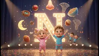 Letter N Song for Kids | Mimi & Max ABC Phonics | Nest Nose Noodles & More