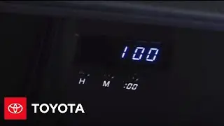2005 - 2007 Avalon How-To: Clock | Toyota
