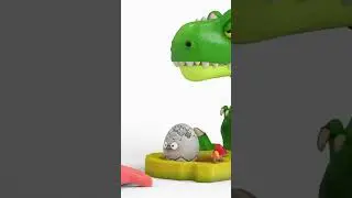 Sleeping Dinosaur #como #shorts #animation #color