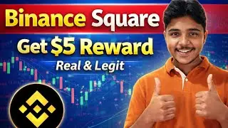 Binance Square $5 Reward 😍 | Free Crypto Opportunity | Real & Legit 🔥