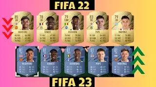 FIFA 23 Official Ratings - Compared to FIFA 22