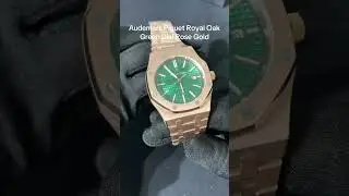 Audemars Piguet Royal Oak Green Dial Rose Gold Selfwinding