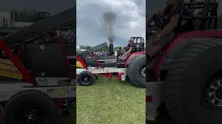 Starting up the Light Pro Stock &ldquo;Blacktop Binder&rdquo; #caseih #tractor #diesel #tractorpull