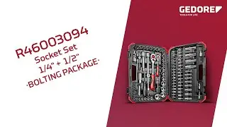 GEDORE red Socket Set | R46003094 | Ratchets, Nuts and Accessories in 1/4