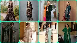 Velvet & Printed Royal Shrug Collection | Winter Kaftan Designs 2025 | Amazon Flipkart Trending Look