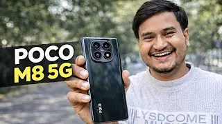POCO M8 5G Review 🔥| 3D Curved Display, Snapdragon 6 Gen 3 powerful performance 😎