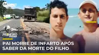Pai morre de infarto ap&oacute;s saber da morte do filho em acidente | Primeiro Impacto (08/05/25)