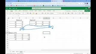 Multiplying Matrices in Excel 365