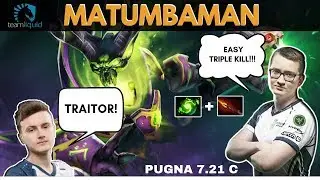 LIQUID MATUMBAMAN  DOTA 2(Pugna) vs Miracle (Rubick) | Player perspective