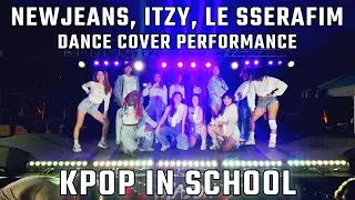 [KPOP IN SCHOOL] NEW JEANS + ITZY + LE SSERAFIM Concept Set by KONNECT DMV | Mason Night Market 2023
