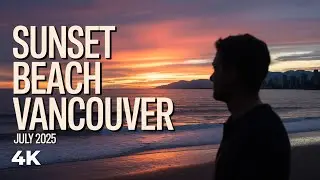 Sunset Beach Vancouver BC Canada | July 2025
